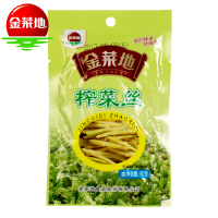 金菜地60g*5袋香辣榨菜丝酱菜拌面拌饭即食小包装咸菜安徽特产