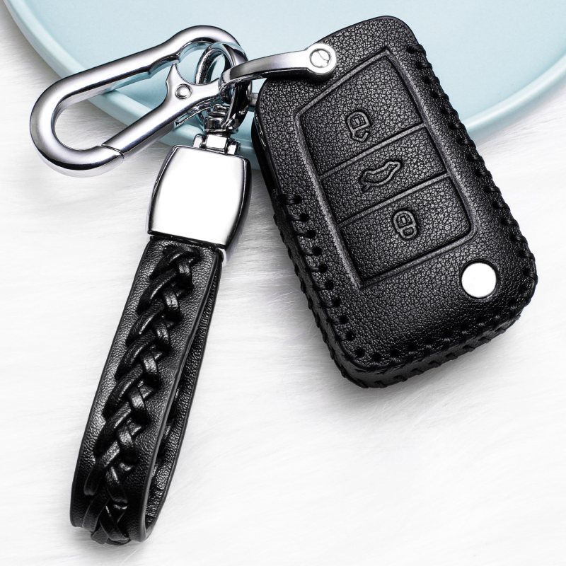 [补贴10%]适用于大众途铠钥匙套2020款大众19款途岳真皮钥匙包专用车钥匙扣汽车钥匙包