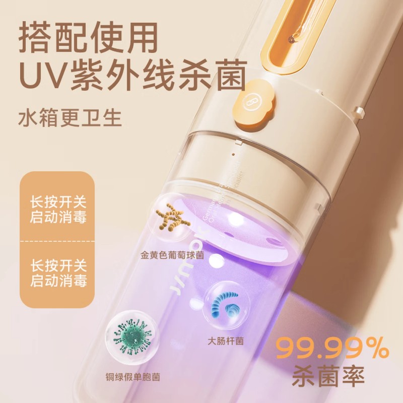 锦美客便携式电动冲牙器S2灭菌款(海盐灰)高清大图
