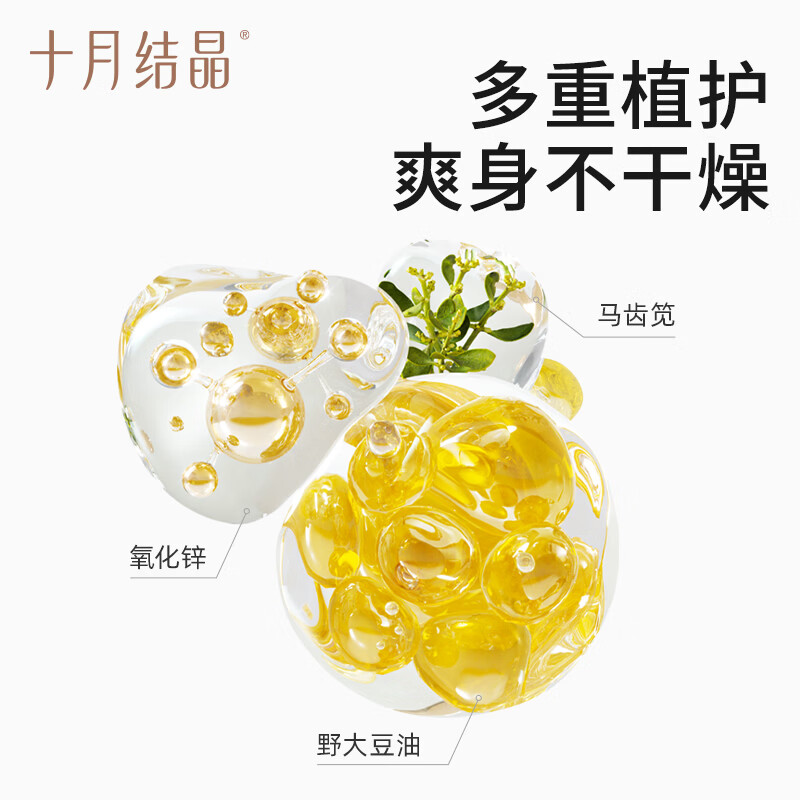 十月结晶[金盏花系列]婴儿爽身粉120g 添加金盏花精华天然玉米粉吸汗舒爽痱子粉SH1987高清大图