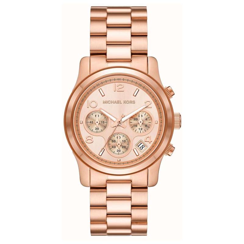 Michael Kors 女士石英腕表38mm不锈钢表带计时日期功能100米防水时尚女表