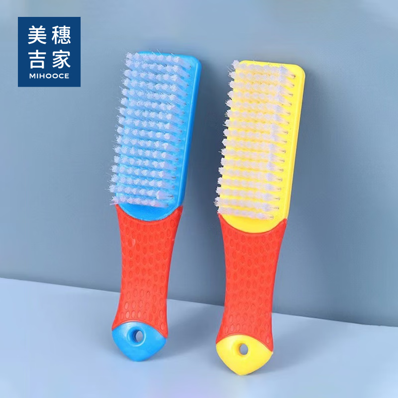美穗吉家(mihooce)软毛刷子刷鞋不伤鞋洗衣刷子清洁刷家用软毛洗鞋刷 一个(颜色随机)