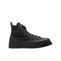 匡威(CONVERSE)女款跑步鞋圆头系带高帮休闲鞋织物鞋面橡胶底防滑