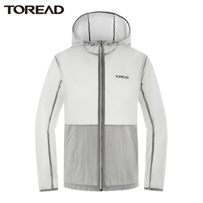 探路者(TOREAD)防晒衣 男 春夏新品 UPF40+防晒服户外风衣轻薄透气防紫外线皮肤衣