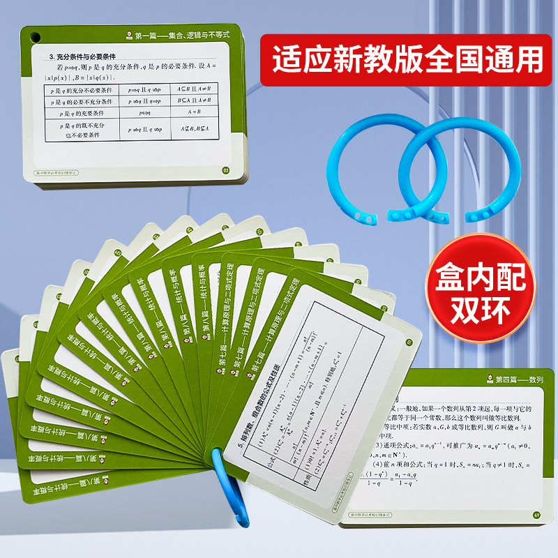 高中英语必考知识随身记 高中通用 [正版]高中常考知识速查手册全套9册科目任选全新升级考点知识随身记地理历史政治物理化学