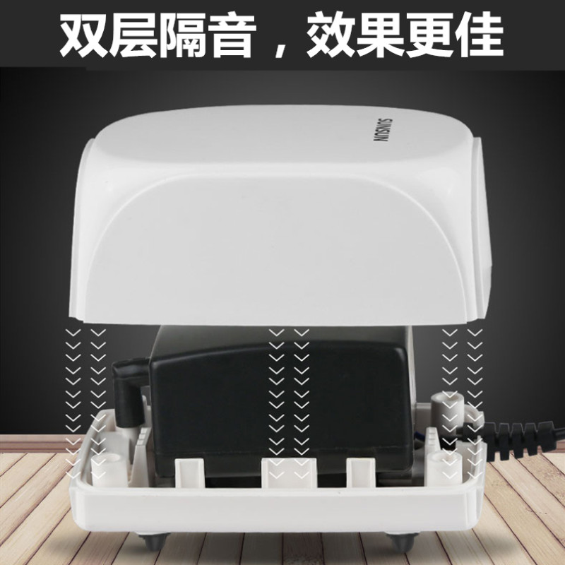 养鱼氧气泵增氧泵增氧机小型家用打氧机充氧机气泵鱼缸高清大图