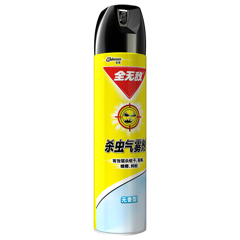 全无敌(qwd )杀虫气雾剂 无香型 600ml 灭蟑螂 杀蚂蚁 杀苍蝇 喷雾剂 杀飞虫 杀虫剂 除虫剂[新老包装随机发