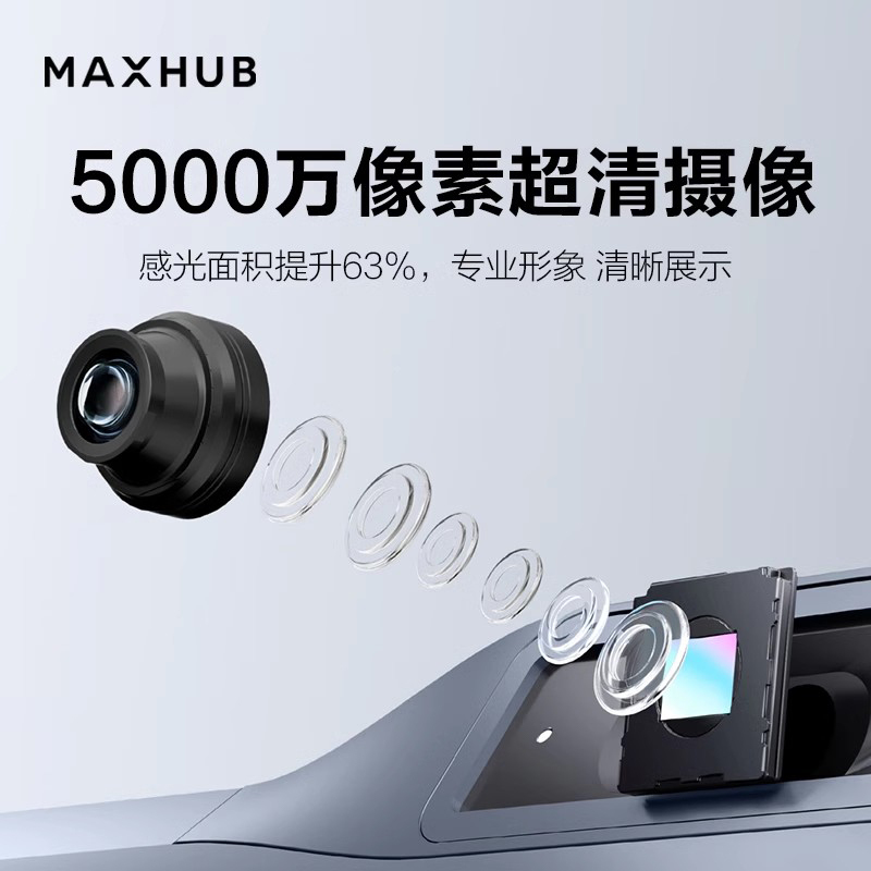 MAXHUB AG75BQ 含MT71A i5核显 8G+256G 75英寸 智能会议平板 (计价单位:套) 黑高清大图