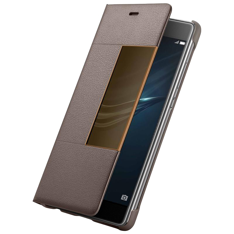 华为原装P9plus手机壳/保护套 智能休眠开窗皮套 防摔保护壳 P9plus 翻盖套5.5英寸专用 送钢化膜
