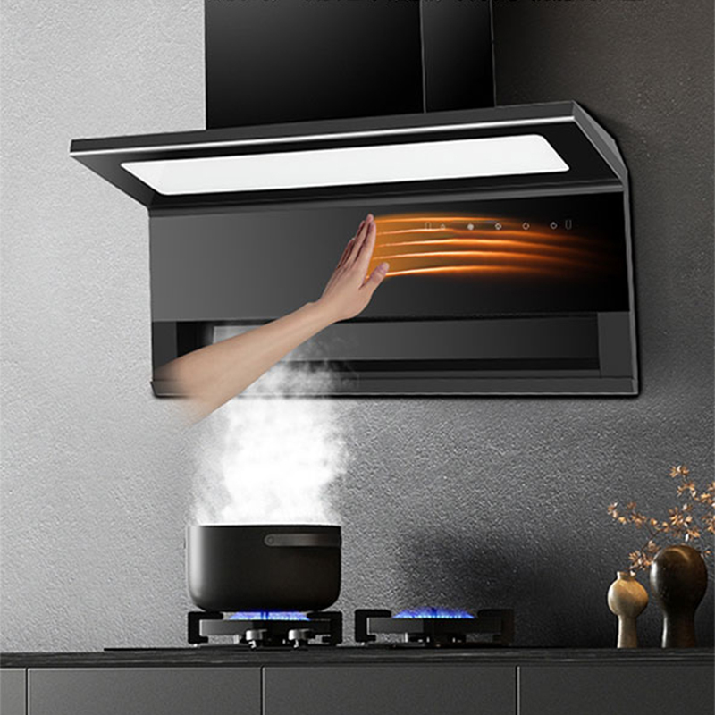 美菱meling厨电套餐21立方7字型油烟机50kw大火力灶具套餐烟机390m