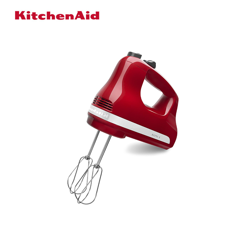 凯膳怡KitchenAid 进口打蛋器HM9212C家用小型搅拌机5速 珠光红