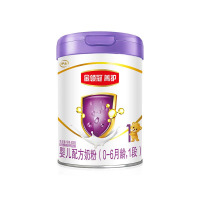 伊利(YILI)金领冠菁护婴儿配方奶粉 1段(0-6个月适用) 800g罐装(新旧包装随机发货)