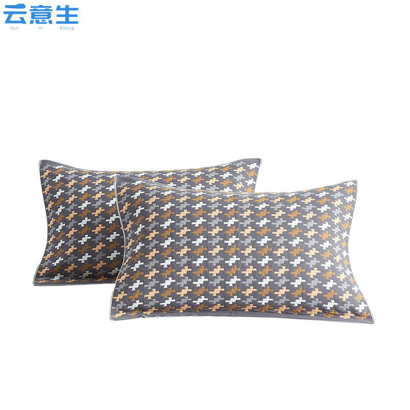 云意生 枕巾 全棉色织 50*80cm/条