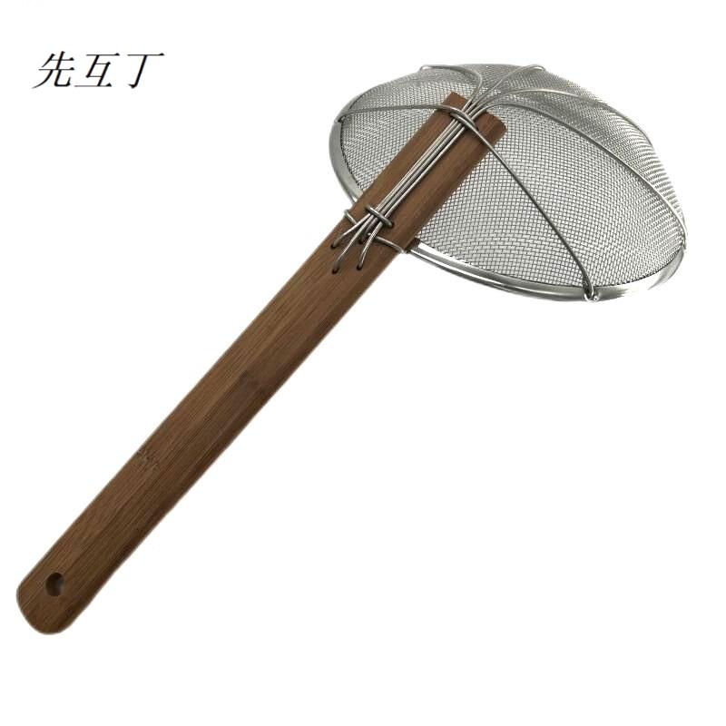 先互丁 8目手编漏勺笊篱 28cm 个高清大图