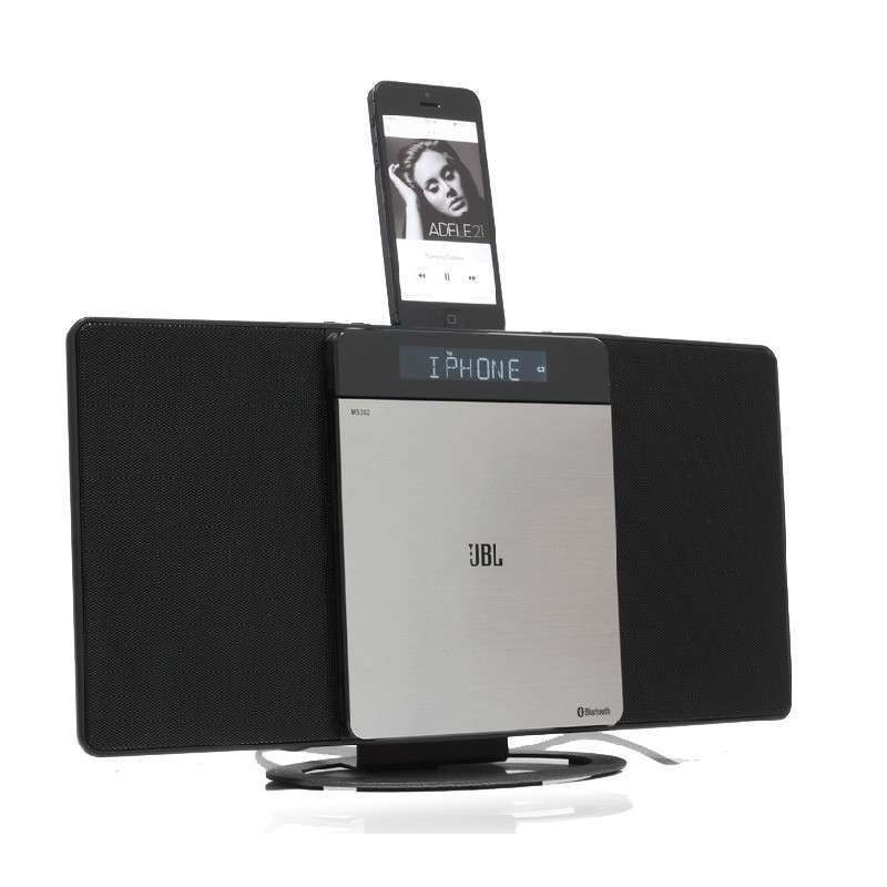 JBL MS302 蓝牙组合音响 CD播放机多媒体迷你基座音箱低音炮 灰色