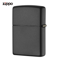 zippo芝宝打火机美国原装ZIPPO防风煤油打火机之宝218黑哑漆