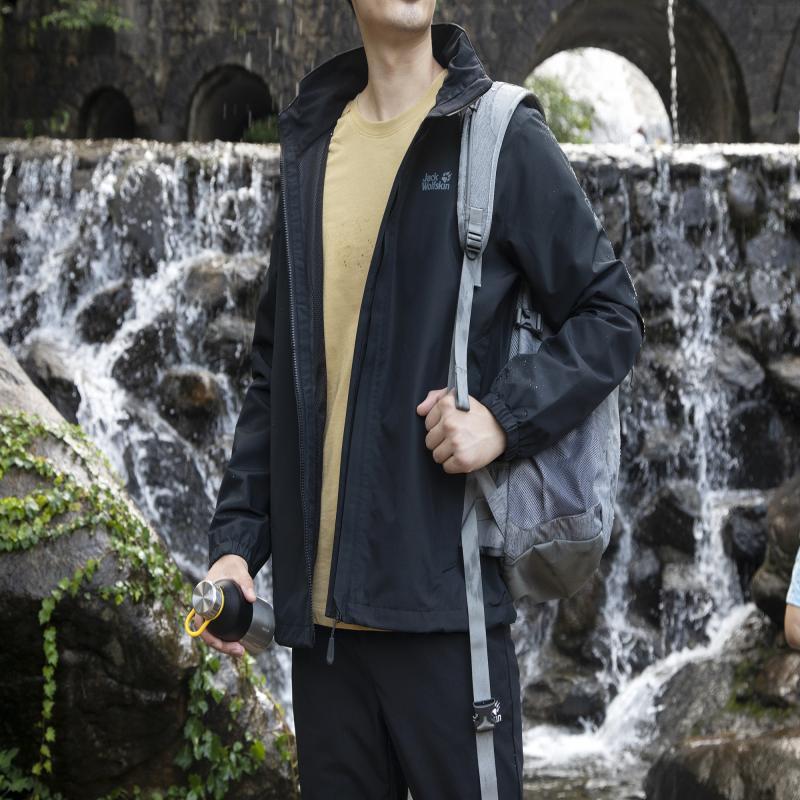 JS JackWolfskin狼爪舰店男装2022秋季新款户外徒步运动休闲服舒适保暖夹克冲锋衣 5020892-6000