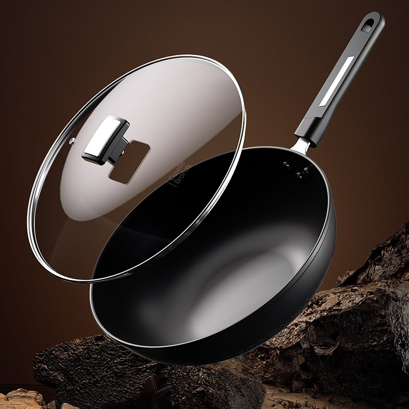 Corelle Brands零涂层精铁炒锅 CB-JSG04-SL/KZ高清大图