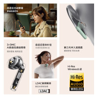 漫步者(EDIFIER)Lolli3 ANC主动降噪半入耳式耳机Hi-Res真无线蓝牙耳机游戏音乐HIFI耳机适用