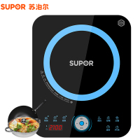 苏泊尔(SUPOR) IH02E9-210 电磁炉电磁炉家用智能电池炉灶火锅微晶面板触摸屏6大烹饪功能，十档大火力