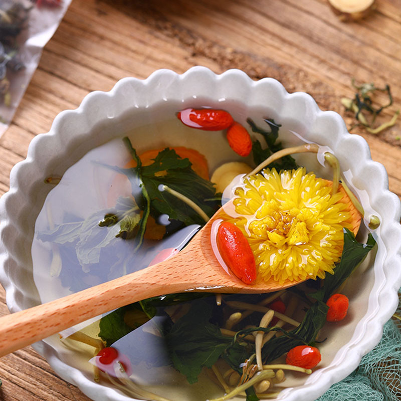 金银花菊花茶男女凉茶非去火排毒清热解毒下火降火清火特级花茶包150g