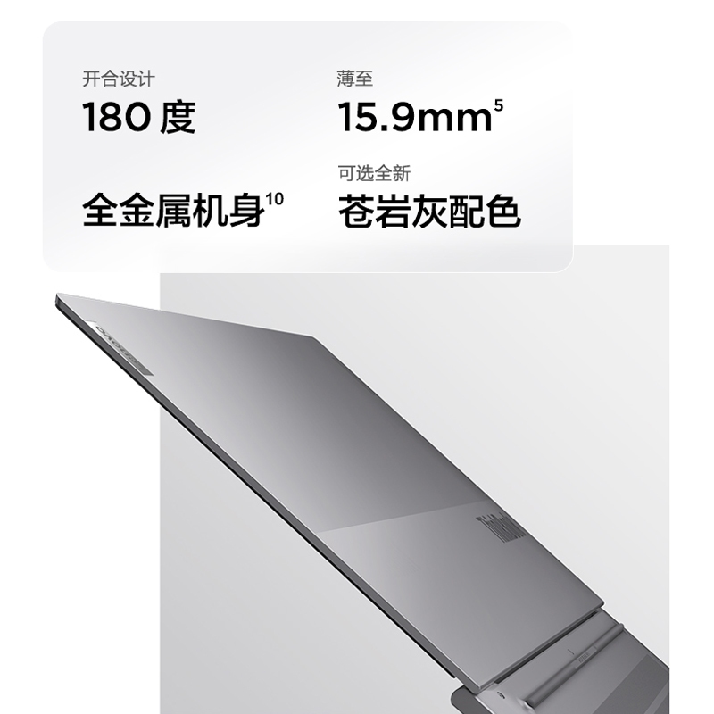 联想ThinkBook 14+ 英特尔酷睿i5 笔记本电脑全新2022款 14英寸标压轻薄本(i5-12500H/16G/512G/锐炬Xe显卡/2.8K/90Hz)高清大图