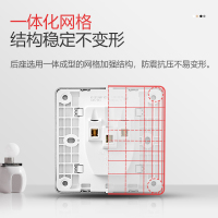 公牛开关插座星空银灰色开关面板北欧86型家用五孔插座面板多孔电源插座开关