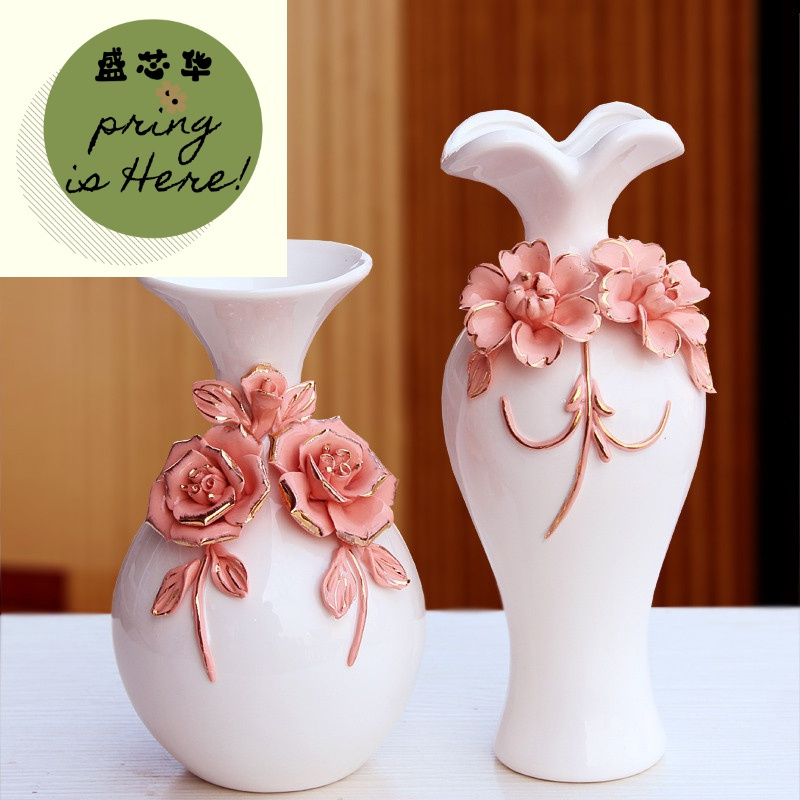 陶瓷花小瓶花插婚房装饰品摆件结婚礼品情人礼物书房卧室摆设饰品惠恩huien其他报价 参数 图片 视频 怎么样 问答 苏宁易购