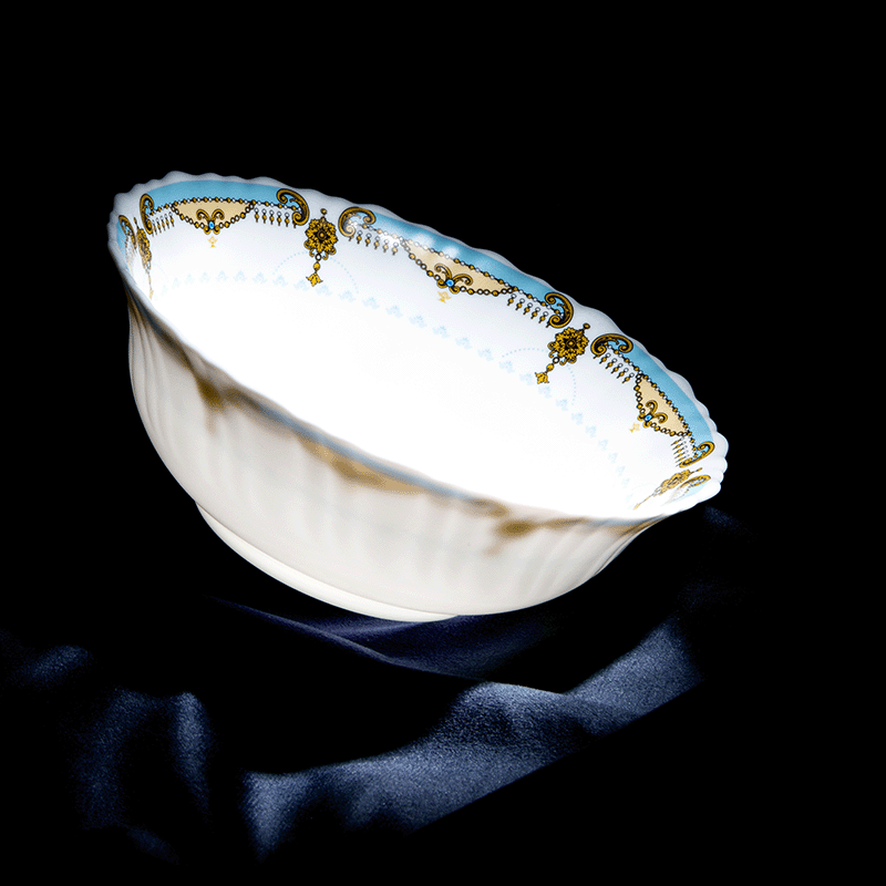 康宁(Corelle Brands)洛可可白玉玻璃餐具16件套A / CB-LKK16A/PMX/KZ高清大图