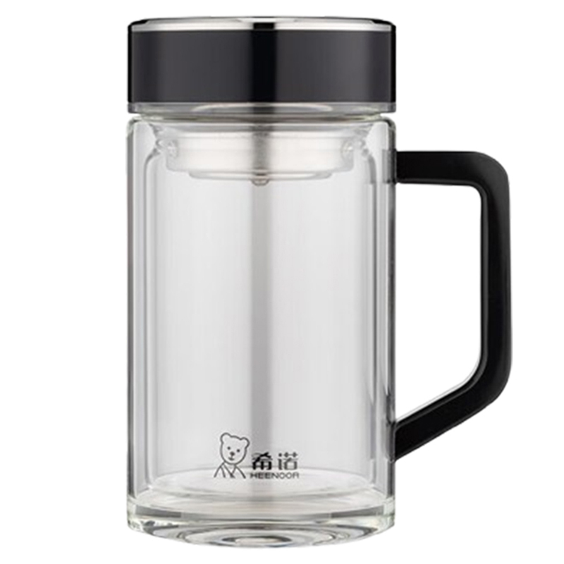 希诺玻璃杯450ml户外便携密封防漏XN-6723