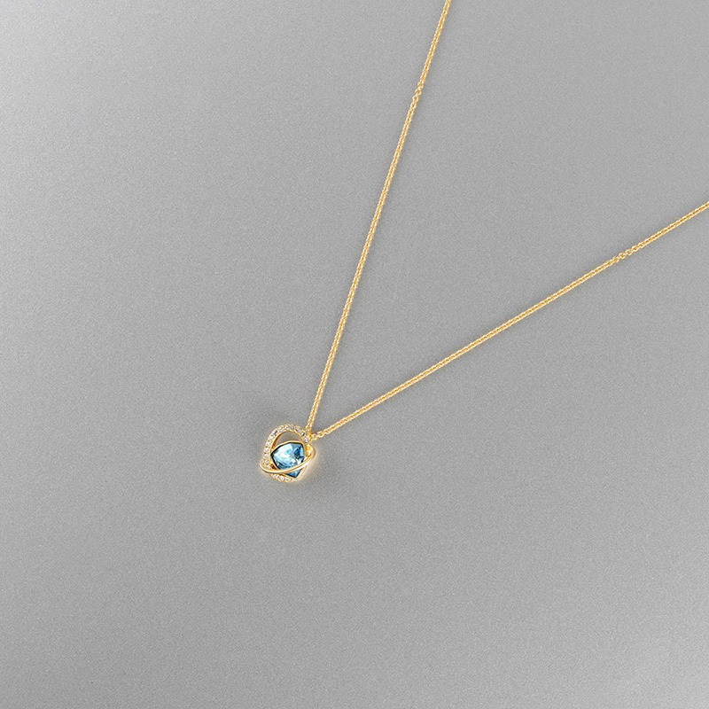 SWAROVSKI 施华洛世奇 OUTSTANDING华丽心芒人造仿水晶项链女锁骨链吊坠5455037 礼物女轻奢饰品