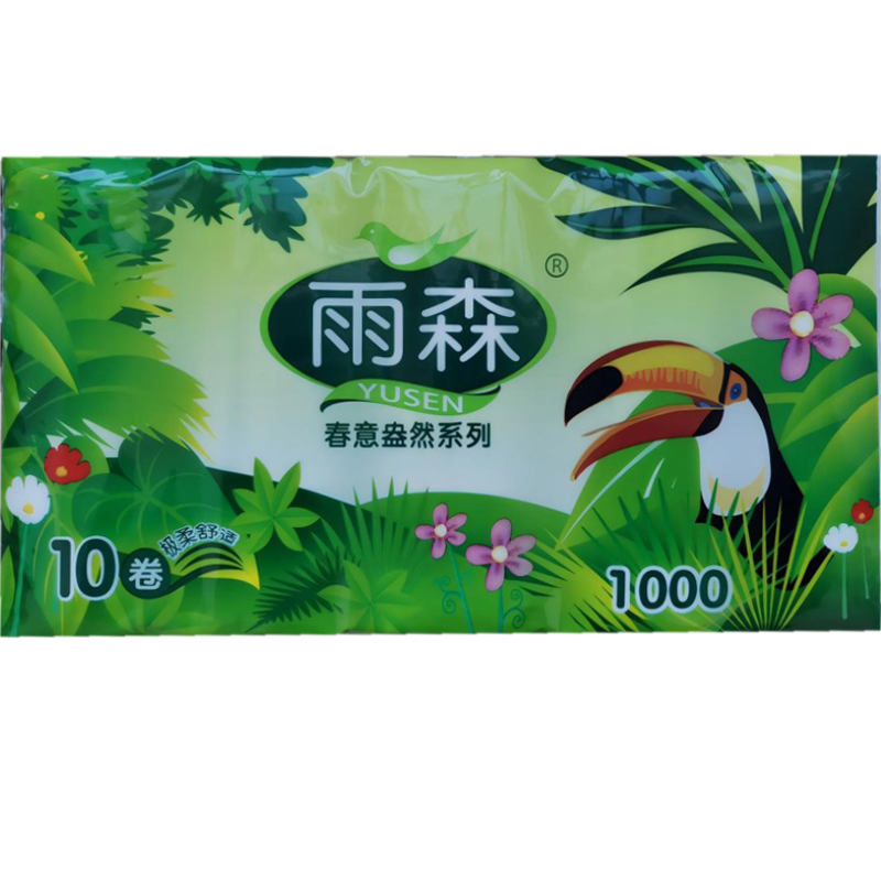 雨森卷纸 1kg长卷 10卷/包装