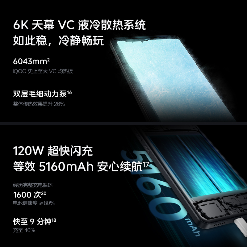 iQOO Neo9S Pro 12GB+256GB 格斗黑 全网通5G新品手机天玑9300+旗舰芯片自研电竞芯片Q1双芯120W闪充拍照游戏学生性能手机