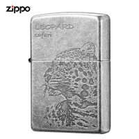 ZIPPO芝宝打火机美国原装ZIPPO防风煤油打火机美洲豹-古银ZBT-1-37b