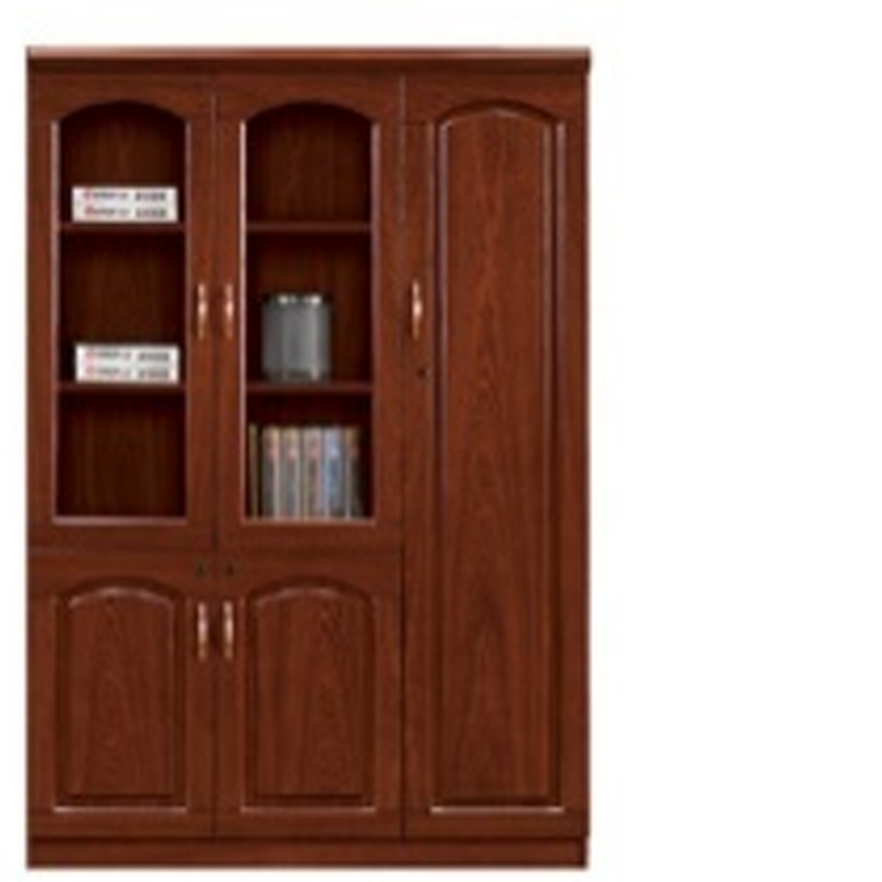 大央文件柜ST-103右 1350W*420D*2000H 书架落地置物架客厅家用靠墙收纳柜子储物柜办公室文件柜简易书高清大图