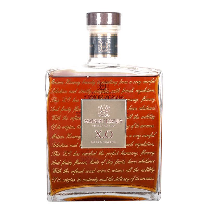 霍邑世家XO 法国原瓶原装进口40%vol 700ml/瓶 单瓶透明窗礼盒装 每瓶附赠手提袋图片