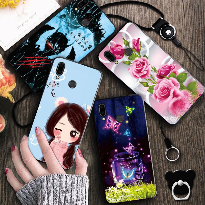 华为荣耀8x手机壳jsnal00a保护套畅玩8x手机套全包边软防摔男女