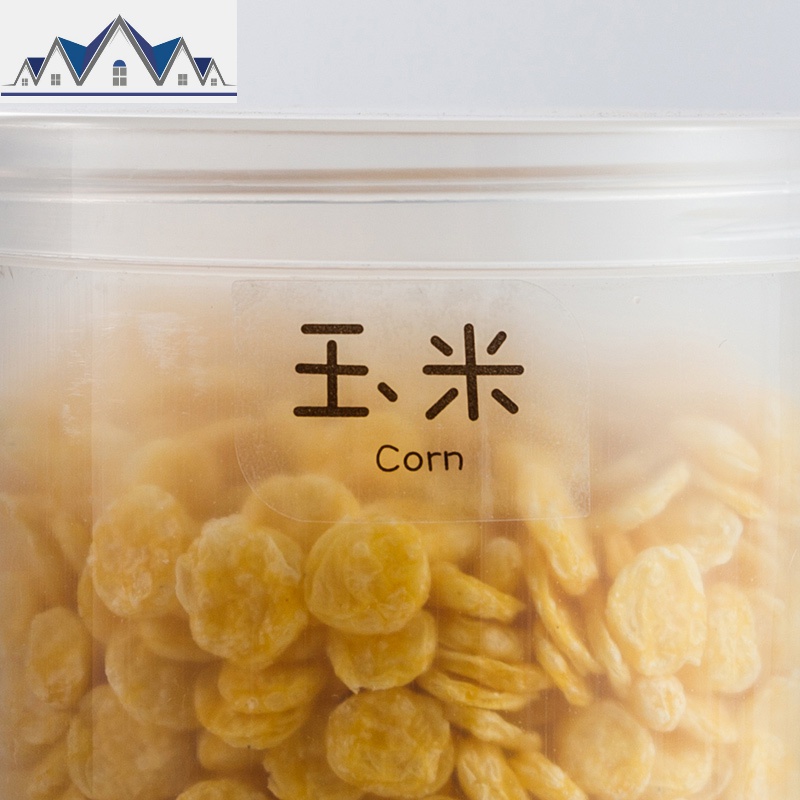 密封罐五谷杂粮不干胶透明贴纸防水防油收纳盒伴侣保鲜盒厨房帮手 三维工匠高清大图
