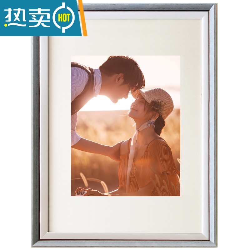 敬平大相框装裱画框现代简约定制任意尺寸挂墙24寸4K拼图框外框16寸30 珍珠白色 A3挂式[可放29.7*42cm]高清大图