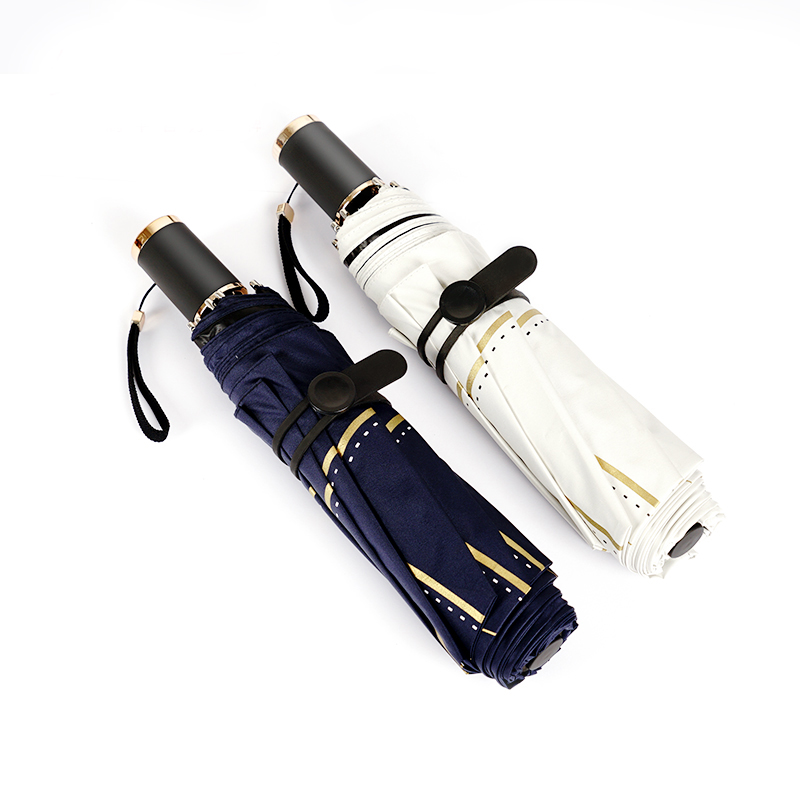 红叶伞小巧便携黑胶太阳伞遮阳伞防晒防紫外线雨伞女晴雨两用伞高清大图