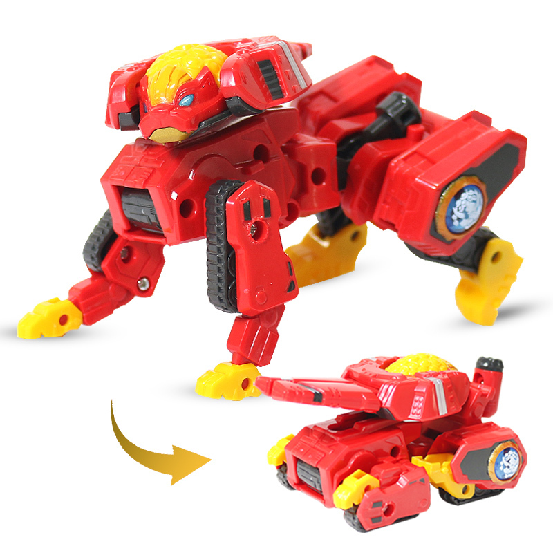 4邦宝历险记金刚玩具6合体男孩变形机器人玩具青龙雄狮大号凤凰金刚