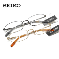 Seiko精工眼镜架女近视眼镜框超小椭圆脸时尚纯钛全框眼镜H01060