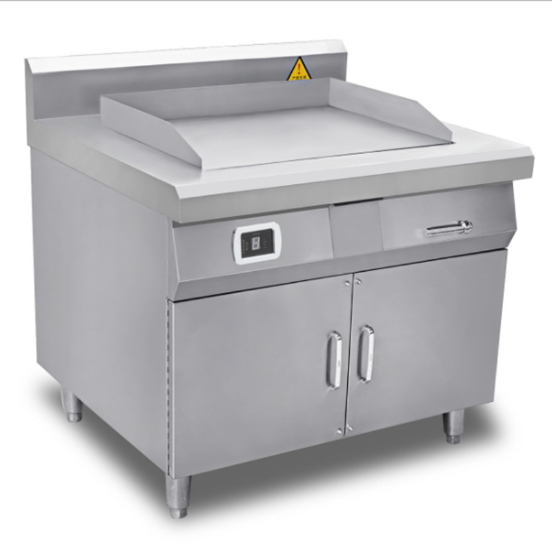 扒炉 铁板烧手抓饼西厨设备 电磁电热立式平扒炉 铁板烧 柜式电扒炉