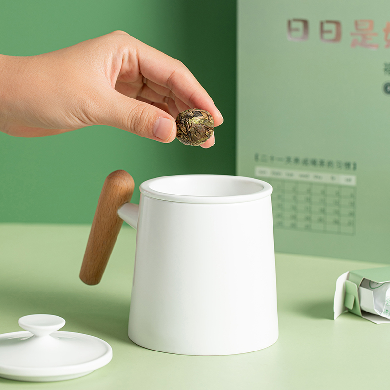 酥田一颗茶球福鼎白茶手作龙珠100g