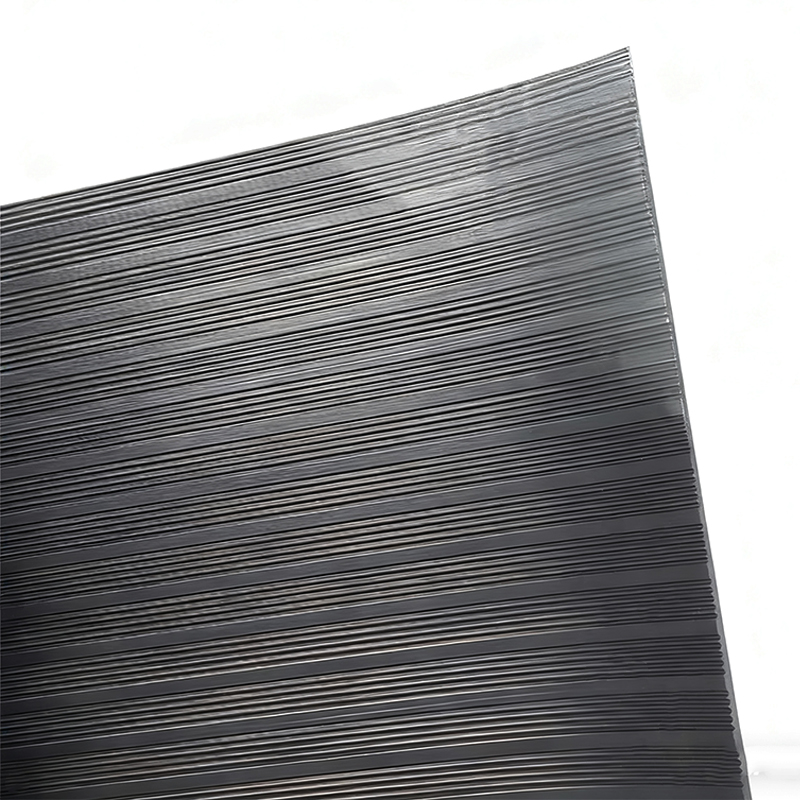 典虎 绝缘胶皮 黑色条纹3mm*1.5m*10m 卷高清大图