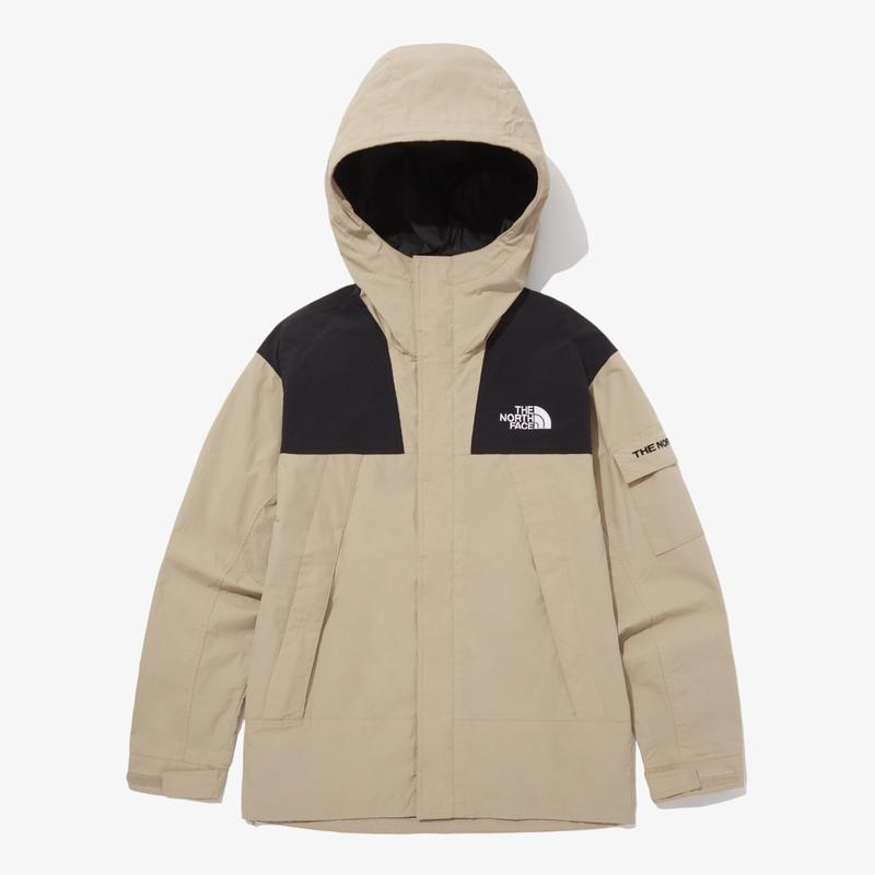 THE NORTH FACE男士时尚简约休闲夹克 舒适耐磨透气防风户外登山外套 LIGHT_BEIGE 115XXXL