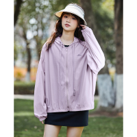 [2.5折价85元]唐狮夏季新款外套女防晒衣薄纱外穿开衫连帽休闲透气上衣