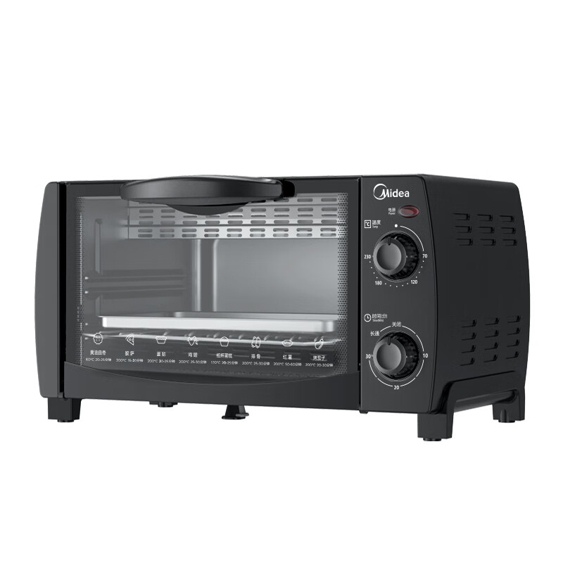美的(Midea) 双层电烤烧烤烘培箱10升迷你家用多功能 PT1012