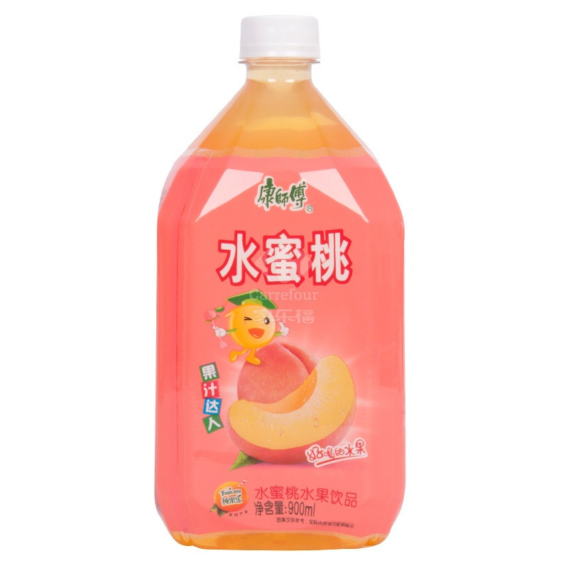 康师傅水蜜桃果汁1l
