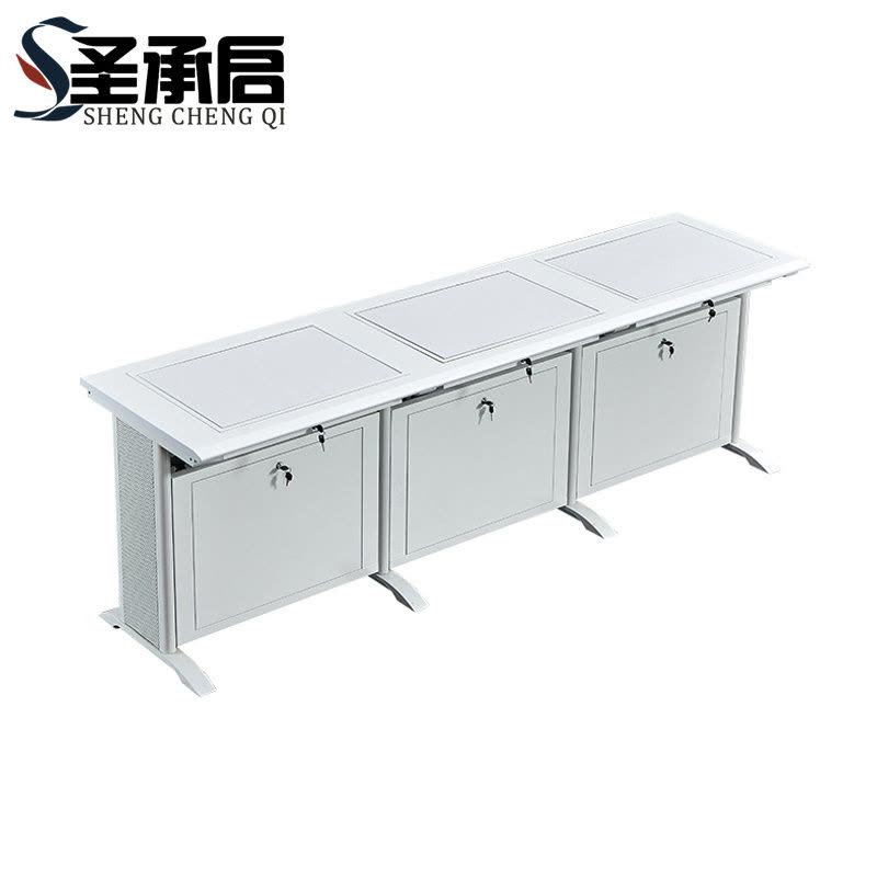 圣承启 培训桌 三人张图片
